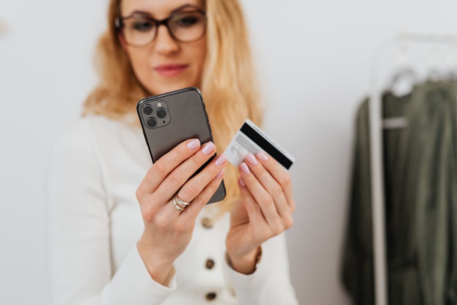 Persoon op smartphone